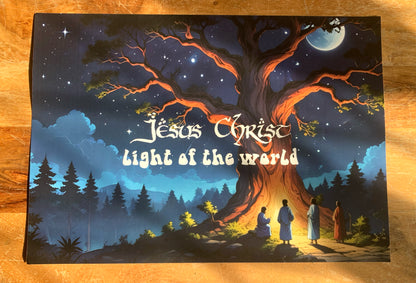 Jesus Christ - Light of the World - A3 poster