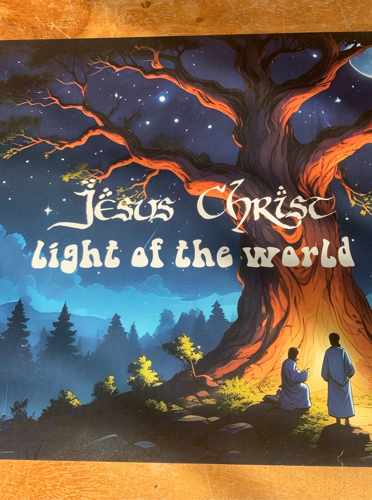 Jesus Christ - Light of the World - A3 poster